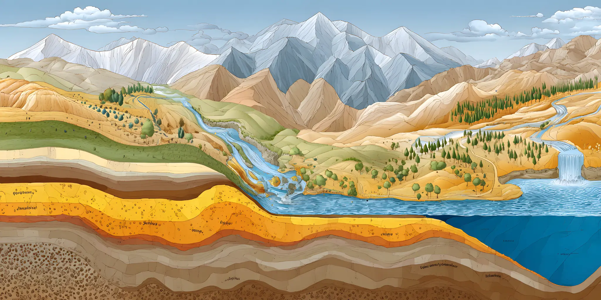 Water crisis background